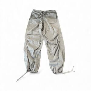 L.A. Hearts by Pacsun Metallic Parachute Pants | Silver Medium